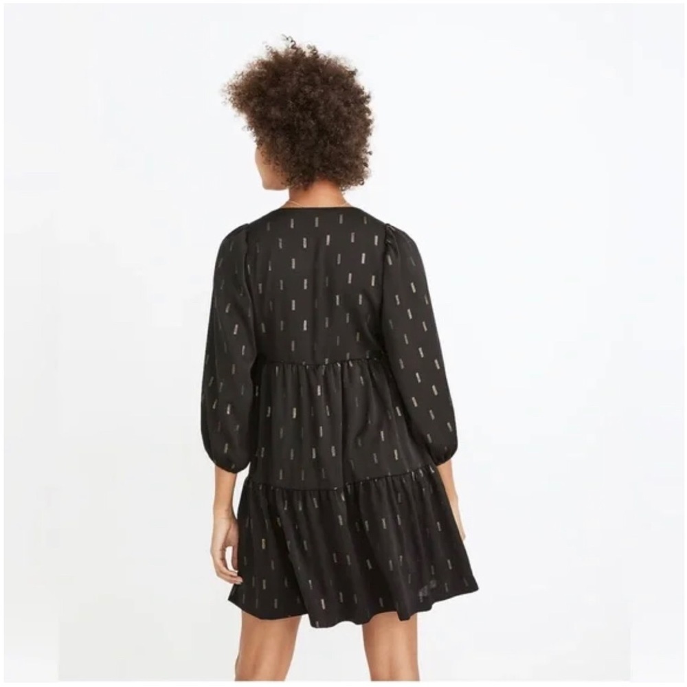 Madewell Women’s Mid Long Sleeve Pockets Black Dress Size XS - Picture 3 of 16
